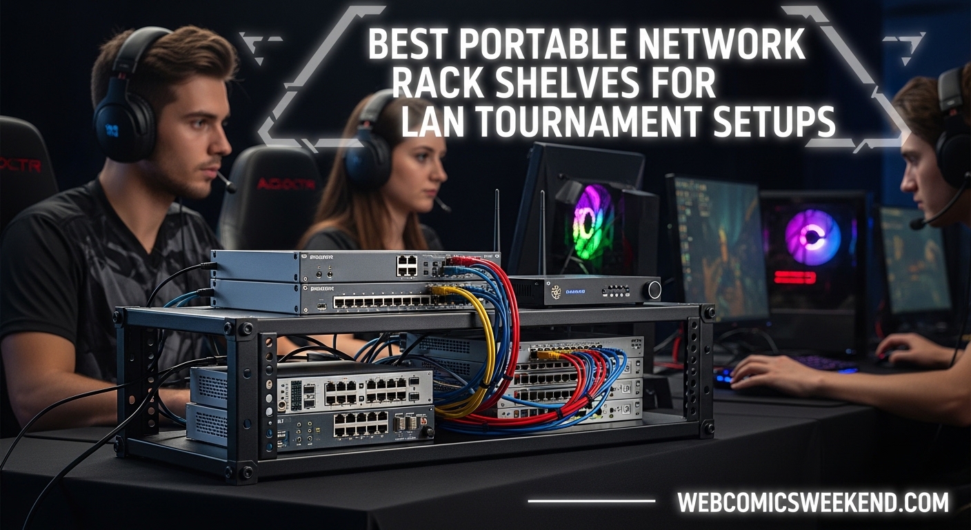 Best Portable Network Rack Shelves for LAN Tournament Setups
