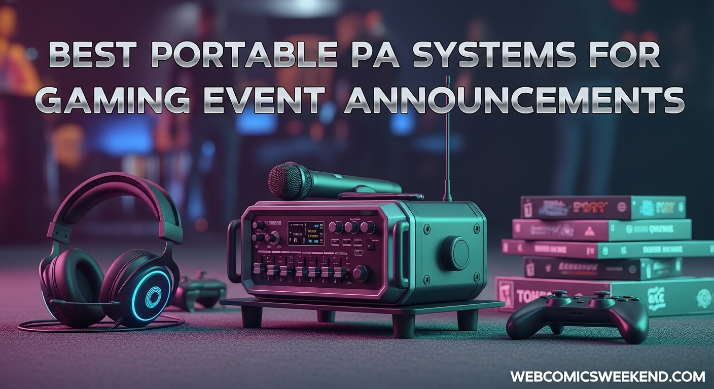 Best Portable PA Systems for Gaming Event Announcements