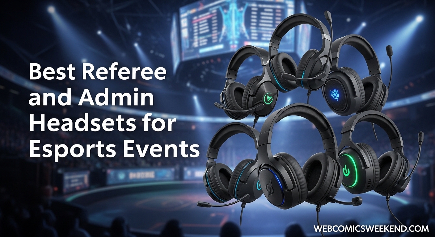 Best Referee and Admin Headsets for Esports Events