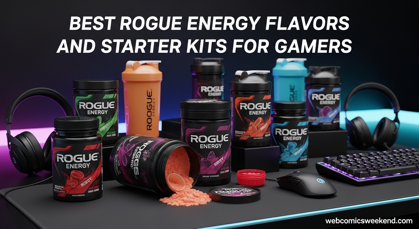 Best Rogue Energy Flavors and Starter Kits for Gamers