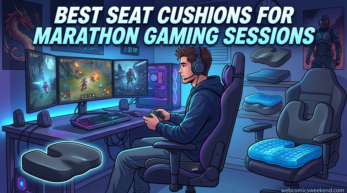 Best Seat Cushions for Marathon Gaming Sessions