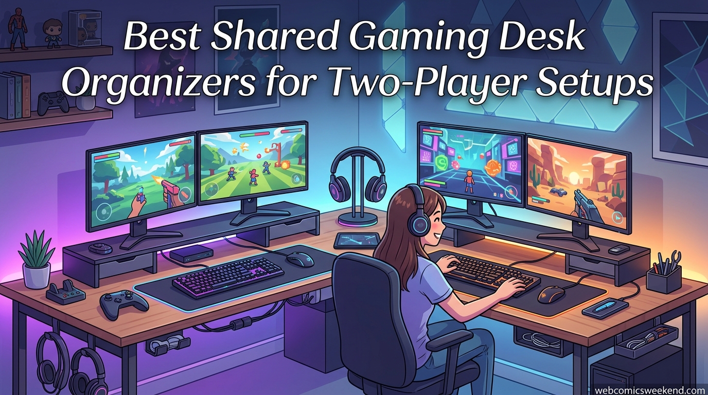 Best Shared Gaming Desk Organizers for Two-Player Setups