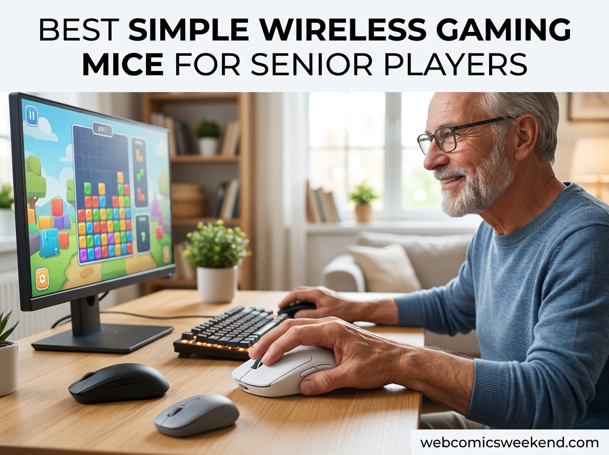 Best Simple Wireless Gaming Mice for Senior Players