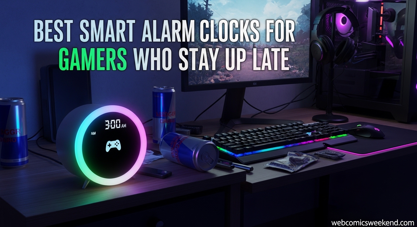 Best Smart Alarm Clocks for Gamers Who Stay Up Late