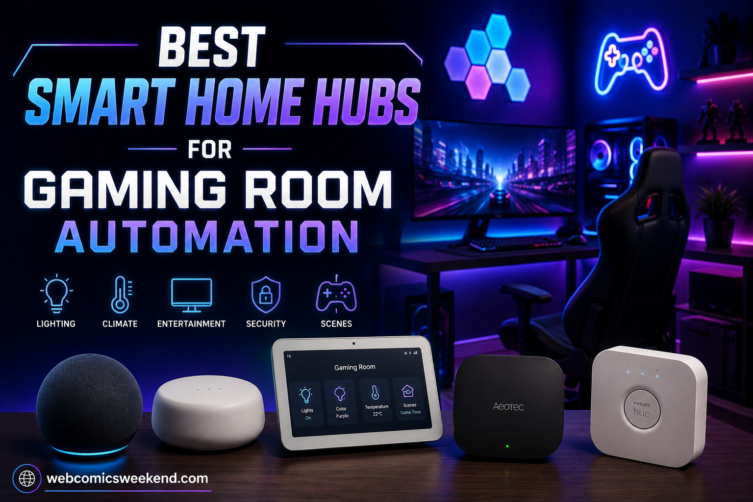 Best Smart Home Hubs for Gaming Room Automation