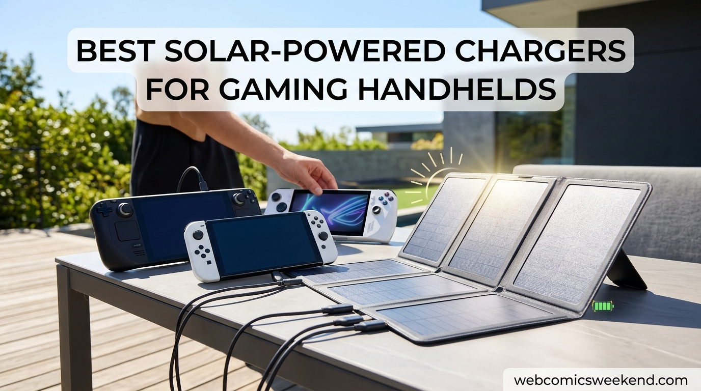 Best Solar-Powered Chargers for Gaming Handhelds