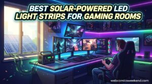Best Solar-Powered LED Light Strips for Gaming Rooms