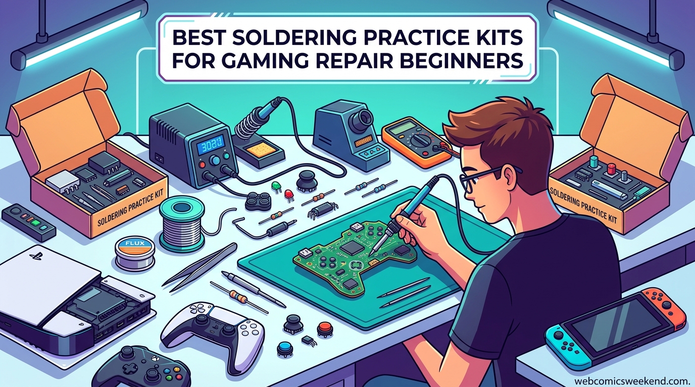 Best Soldering Practice Kits for Gaming Repair Beginners