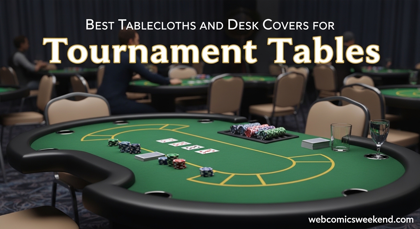 Best Tablecloths and Desk Covers for Tournament Tables