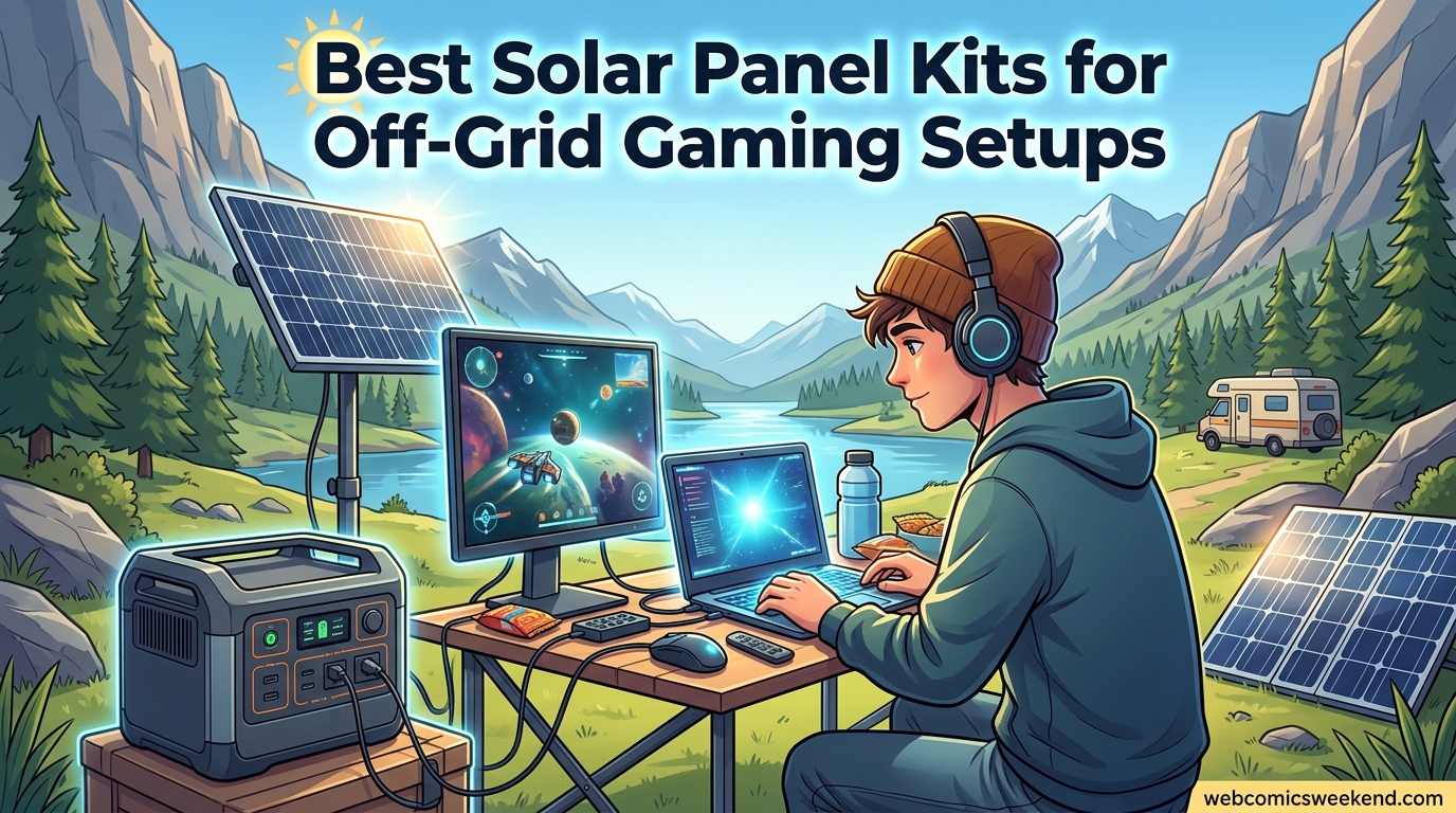 Best Solar Panel Kits for Off-Grid Gaming Setups