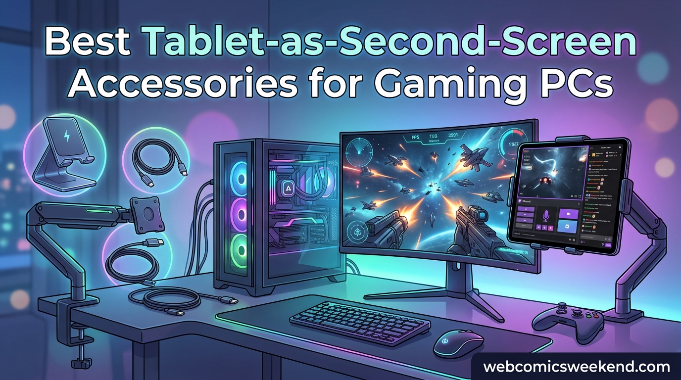 Best Tablet-as-Second-Screen Accessories for Gaming PCs