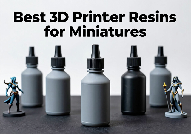 Best 3D printer resins for detailed miniature printing