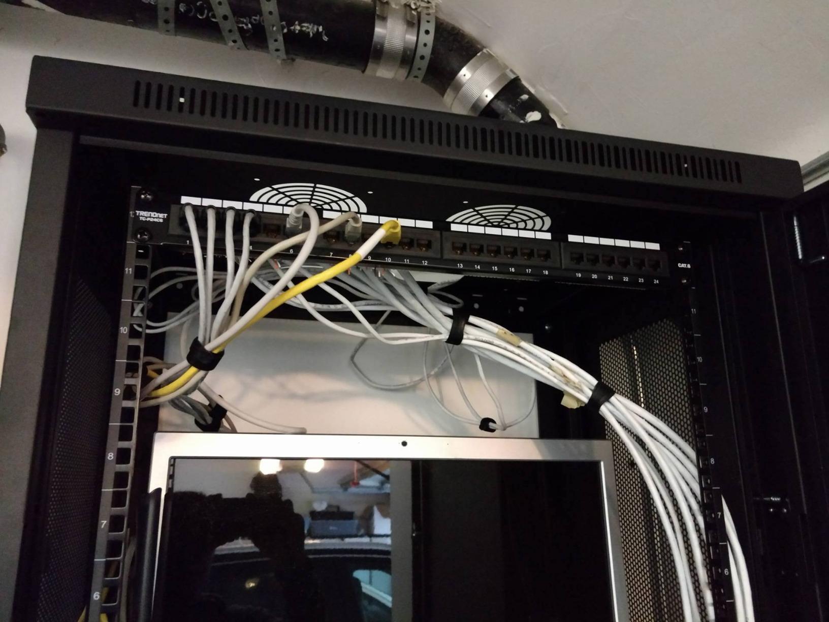 TRENDnet 24-Port Cat6 Unshielded Patch Panel, TC-P24C6 | Wallmount or Rackmount, Compatible with Cat3,4,5,5e,6 Cabling, For Ethernet, Fast Ethernet, Gigabit Applications customer photo 1