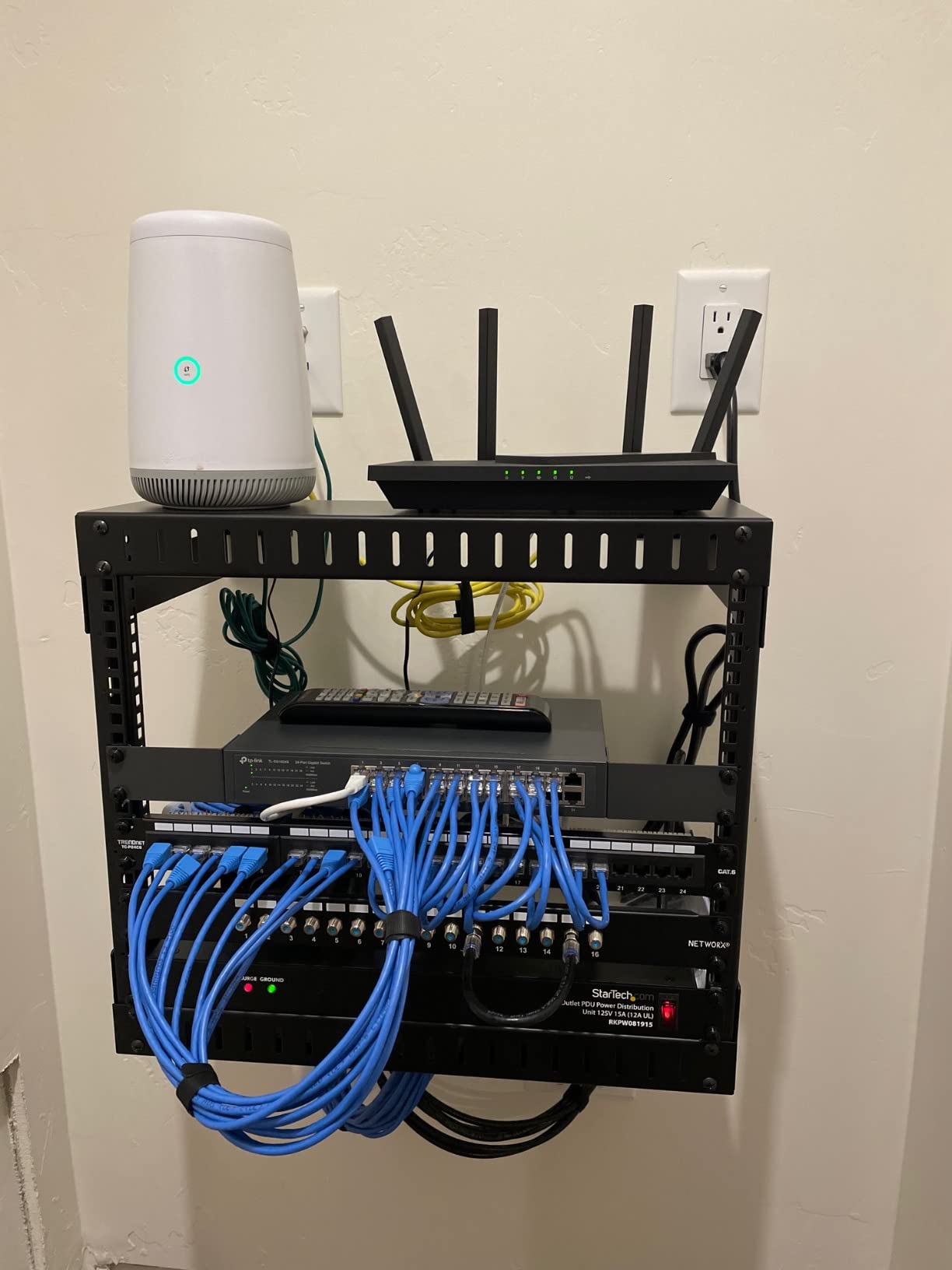 TRENDnet 24-Port Cat6 Unshielded Patch Panel, TC-P24C6 | Wallmount or Rackmount, Compatible with Cat3,4,5,5e,6 Cabling, For Ethernet, Fast Ethernet, Gigabit Applications customer photo 2