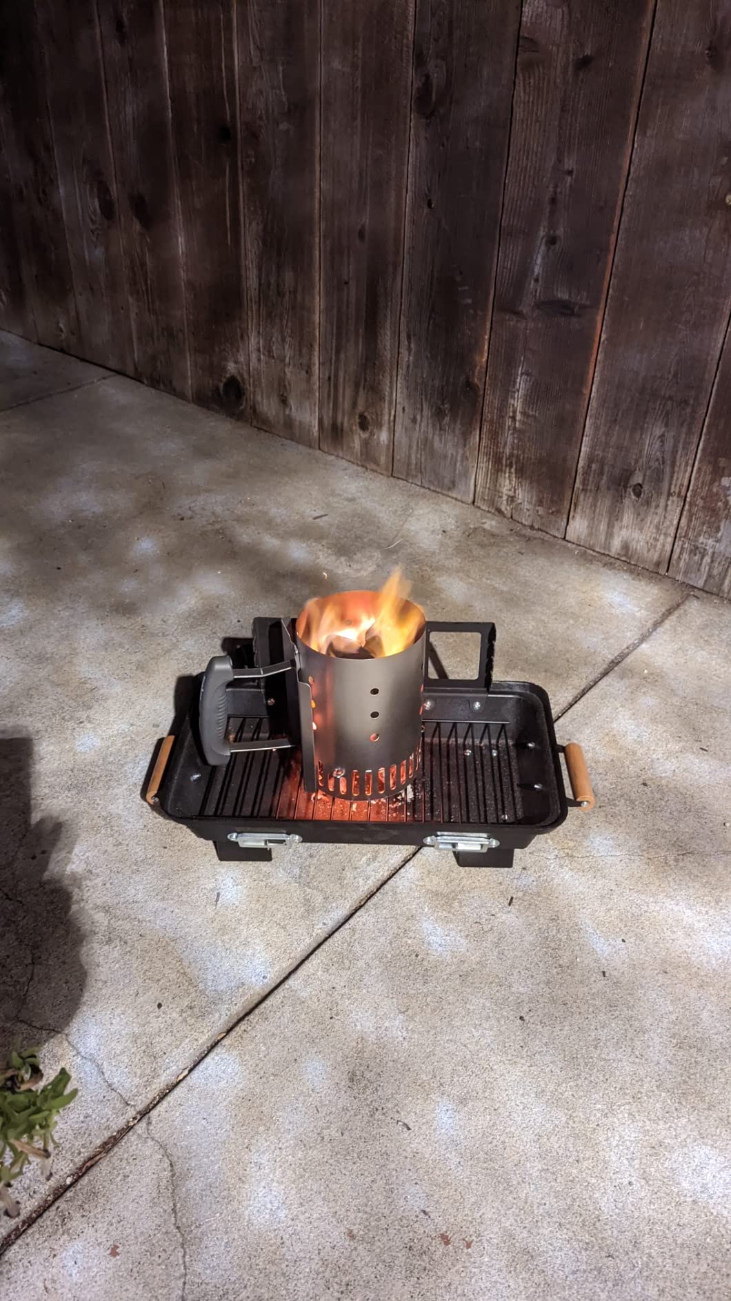 Marsh Allen 30052 Cast Iron Hibachi 10 by 18-Inch Charcoal Grill customer photo 1