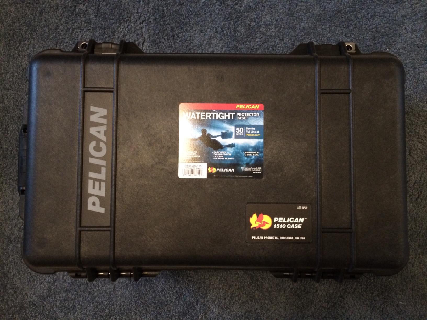Pelican 1510 Case with Foam (Black) | Multi-purpose hard shell case for camera, equipment, gear and pistol customer photo 1