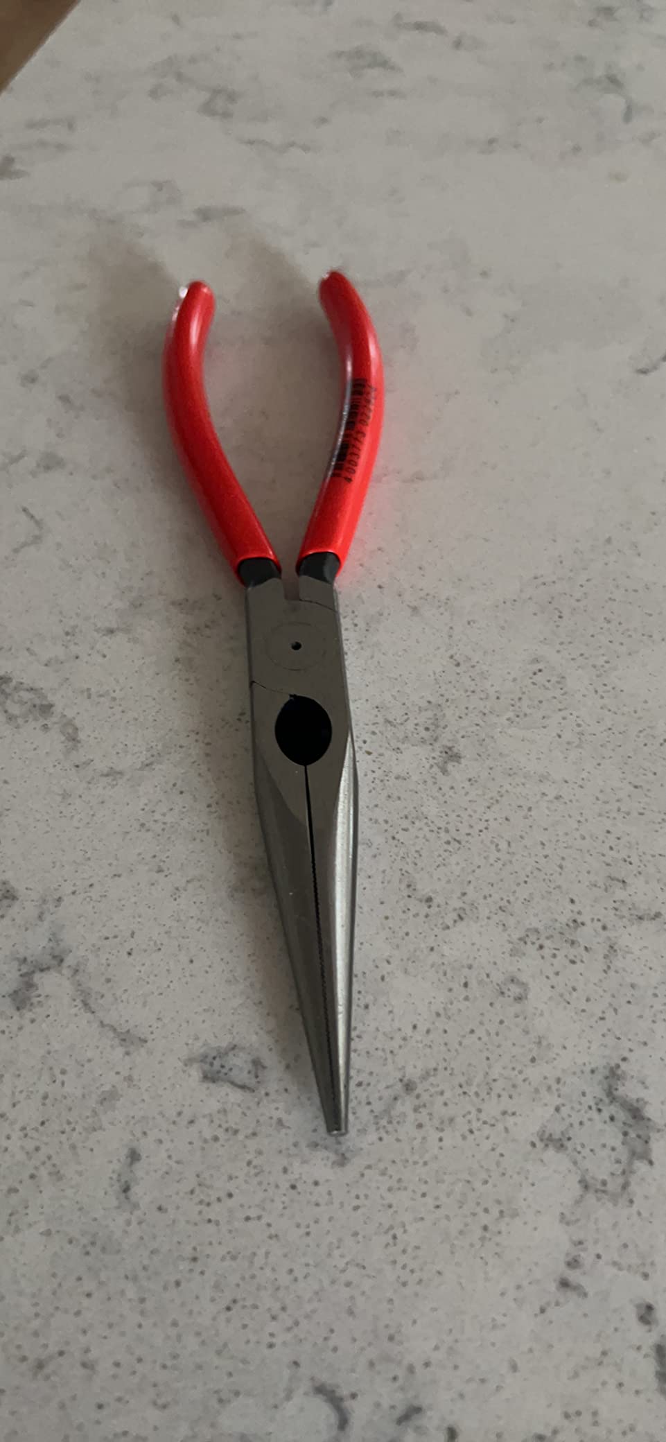 KNIPEX 26 11 200 Long Nose Pliers With Cutter 8-Inch | Stork Beak Needle Nose Pliers customer photo 1