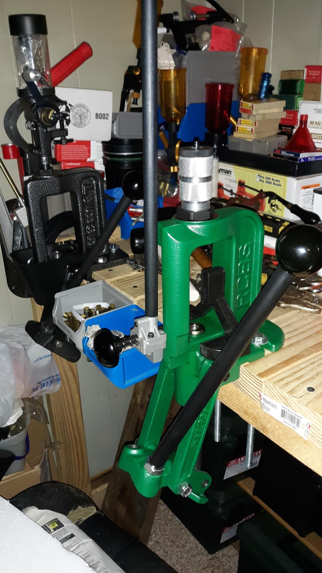 RCBS Rock Chucker Supreme Single Stage Reloading Press - Cast Iron - Green customer photo 2