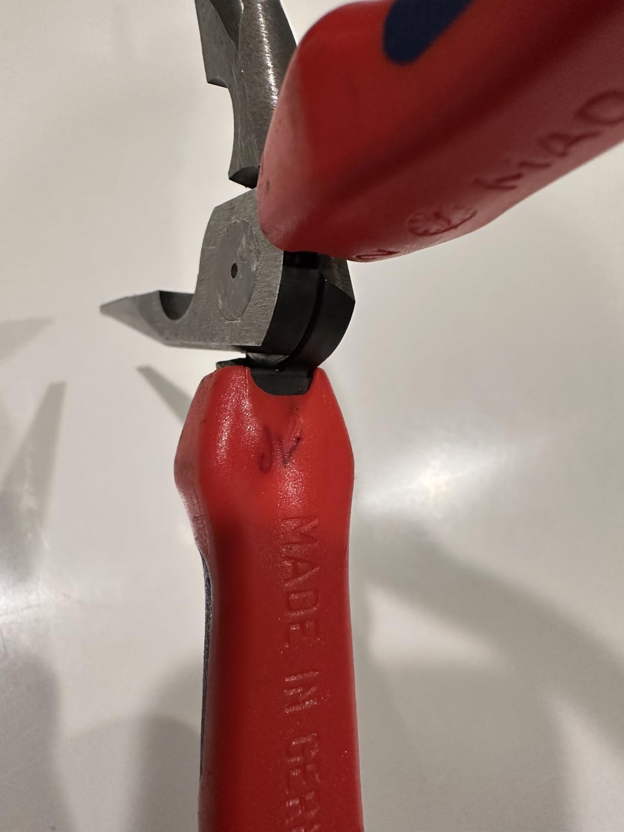 KNIPEX Tools Long Nose Pliers With Cutter, Multi-Component (2612200), 8 inches customer photo 2