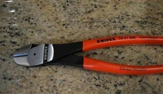 KNIPEX Tools 74 01 200 SBA 8-Inch High Leverage Diagonal Cutters customer photo 2