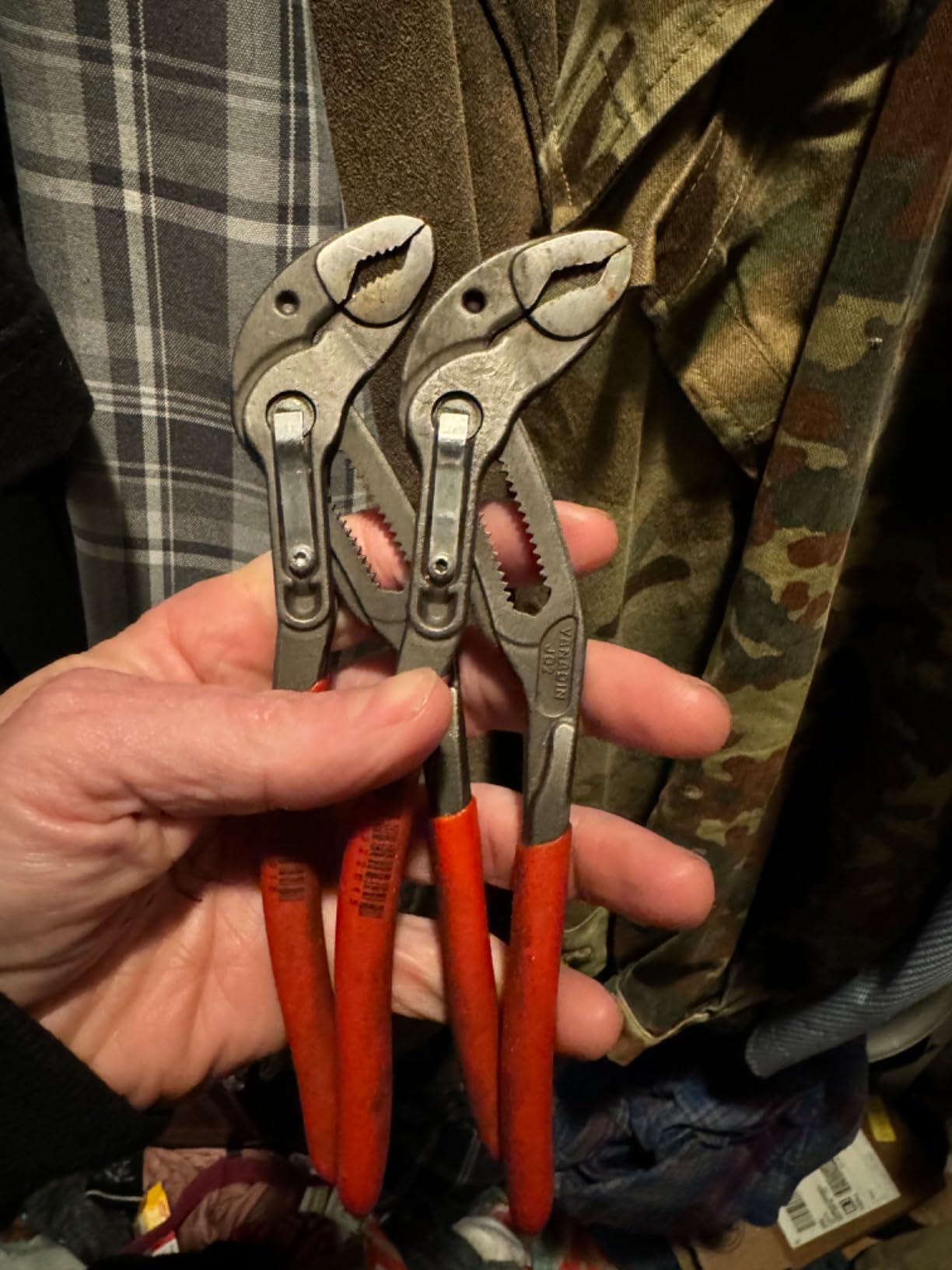 KNIPEX Tools Cobra Water Pump Pliers, 7 1/4 inch, red customer photo 2