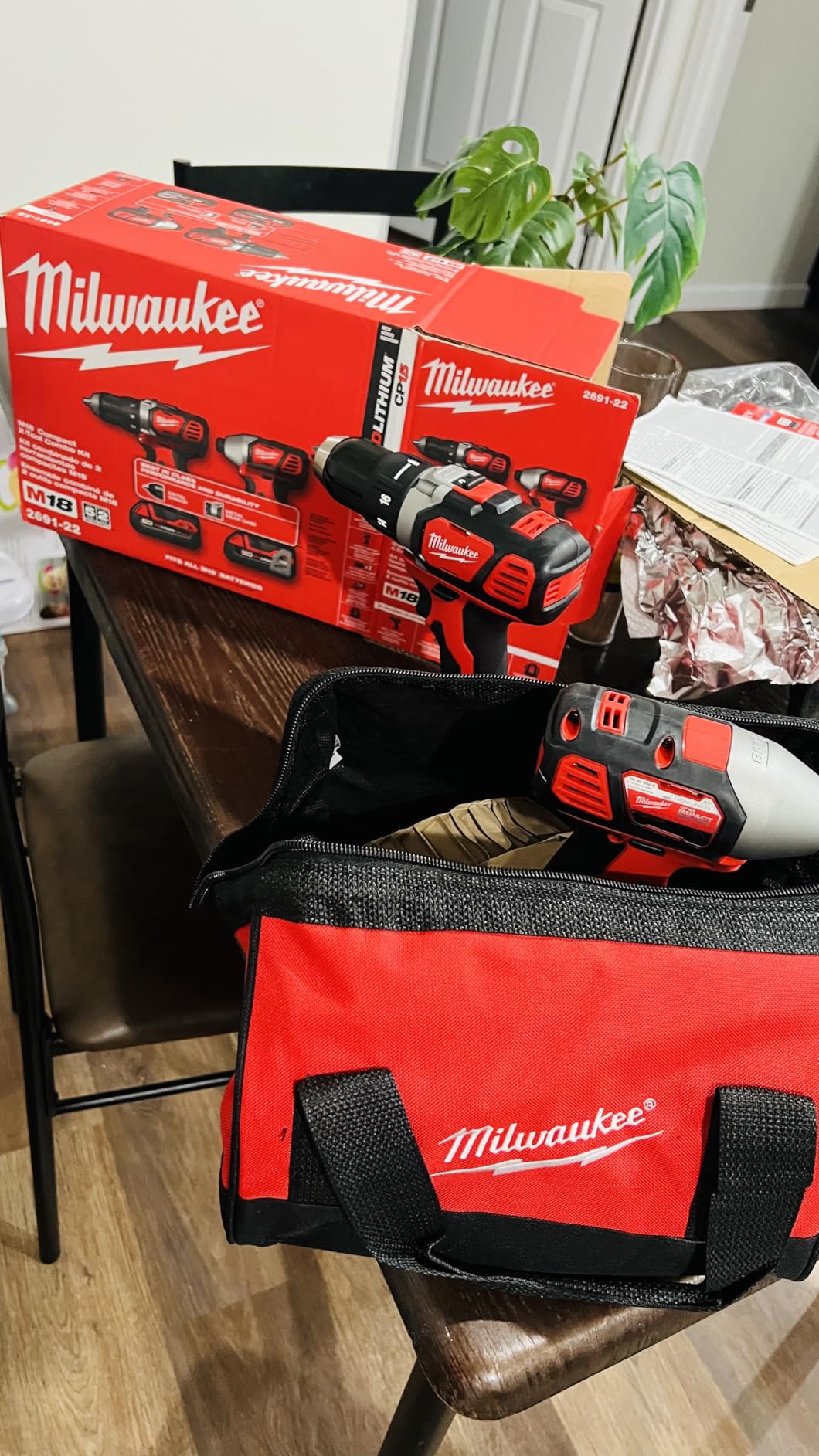 2691-22 18-Volt Compact Drill and Impact Driver Combo Kit customer photo 2