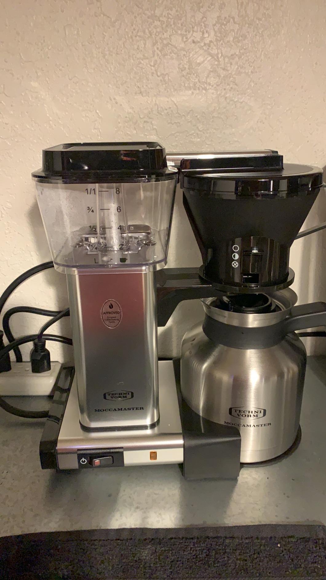 Technivorm Moccamaster 79212 KBTS Coffee Brewer, 32 oz, Polished Silver customer photo 1