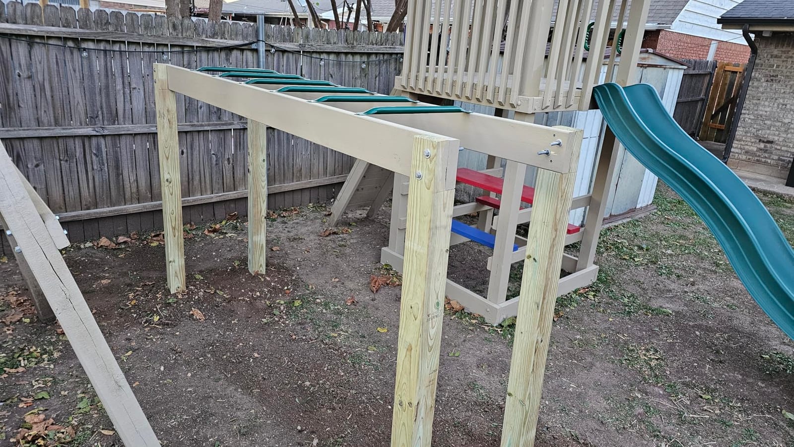 Swing-N-Slide WS 4564 Metal Monkey Bars with Six 21.5
