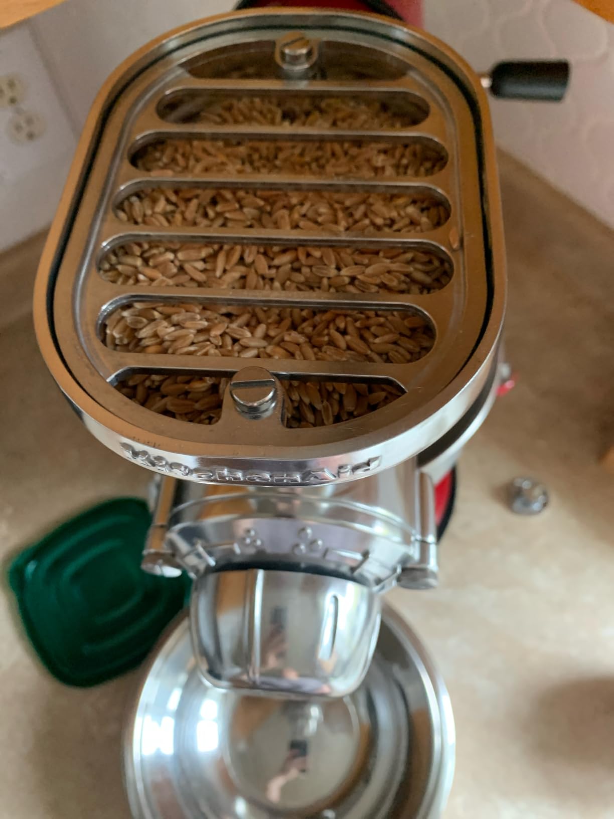 KitchenAid KGM All Metal Grain Mill Attachment for KitchenAid Stand Mixers customer photo 2