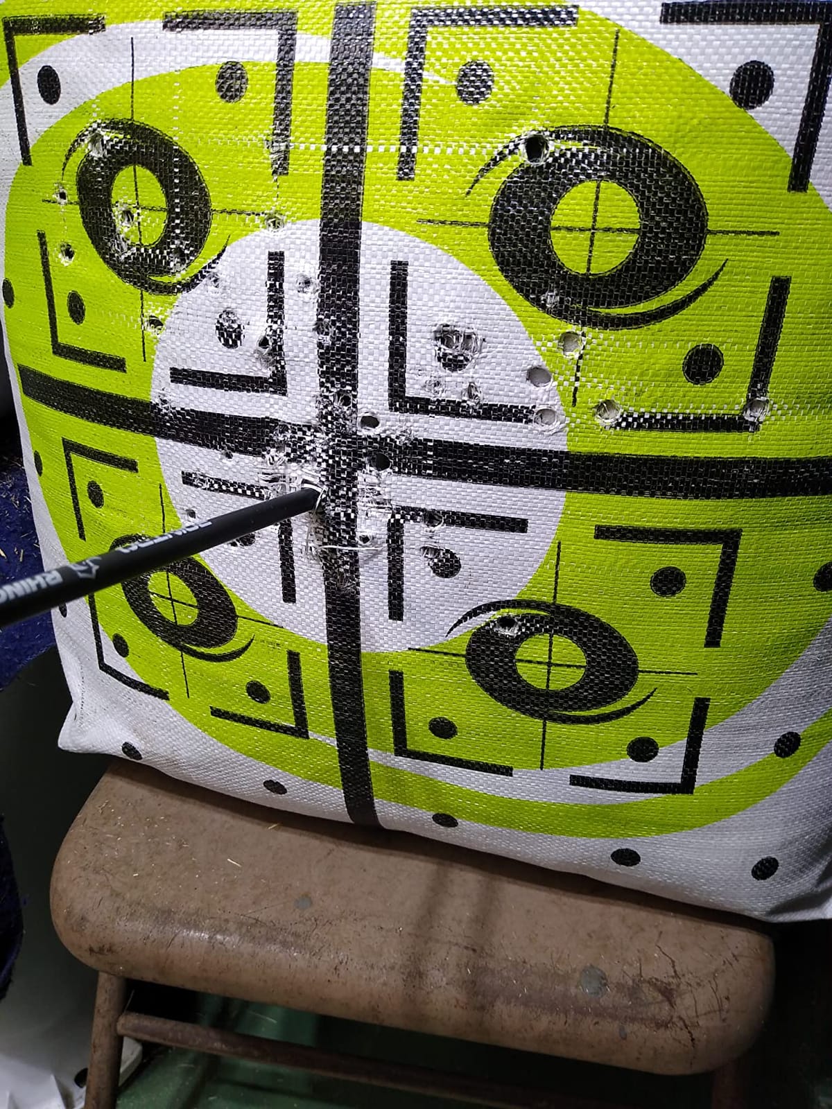 Hurricane 2-Sided High-Velocity Archery Bag Target, High-Visibility Aiming Points, Off-Center Deer Vitals on Back, Heavy-Duty Handle for Easy Transport customer photo 2