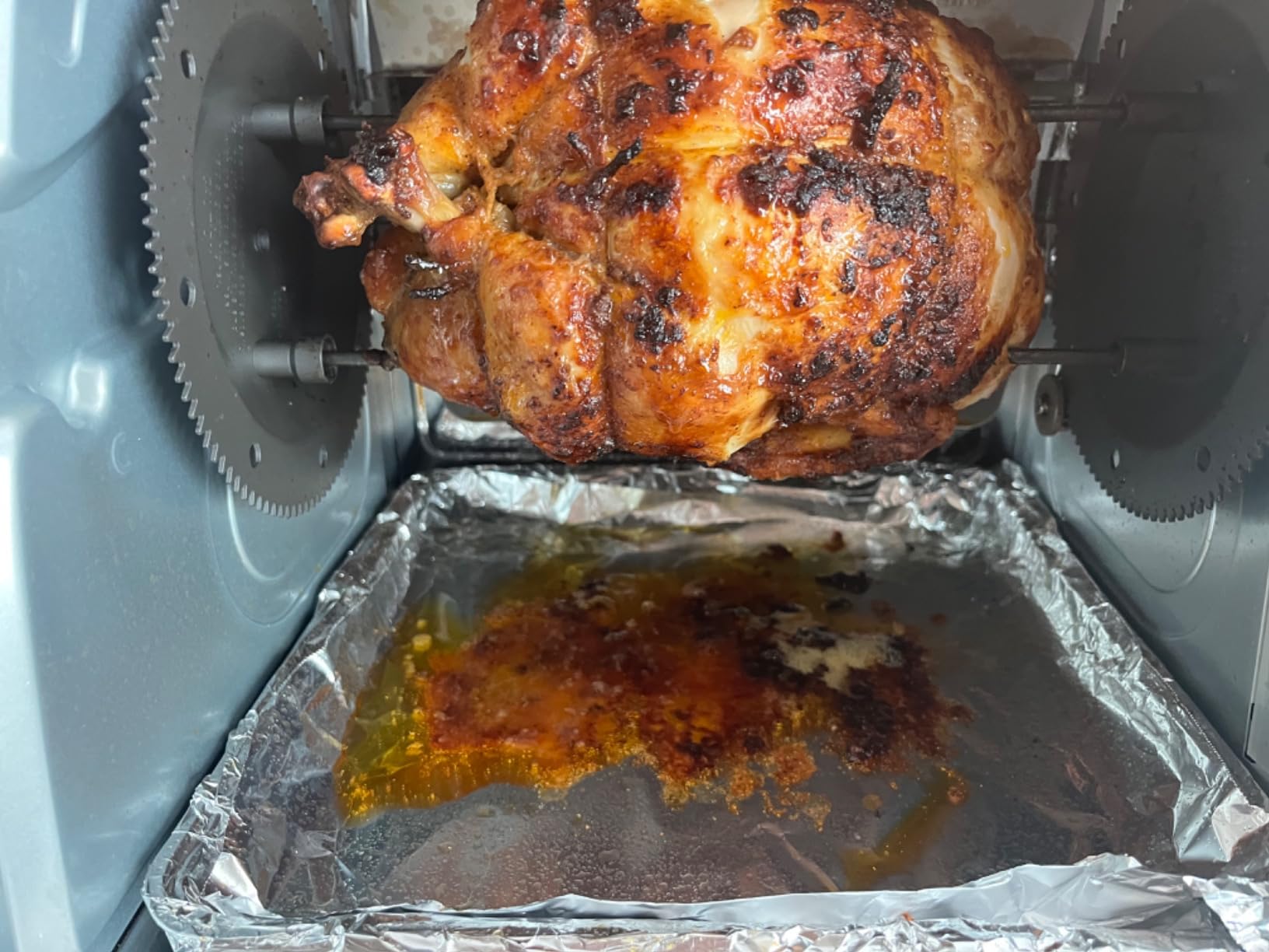 Ronco Showtime Large Capacity Rotisserie & BBQ Oven Modern Edition, Simple Switch Controls, Silicone Door Tie, Perfect Preset Rotation Speed, Self-Basting, Auto Shutoff, Stainless Steel customer photo 2