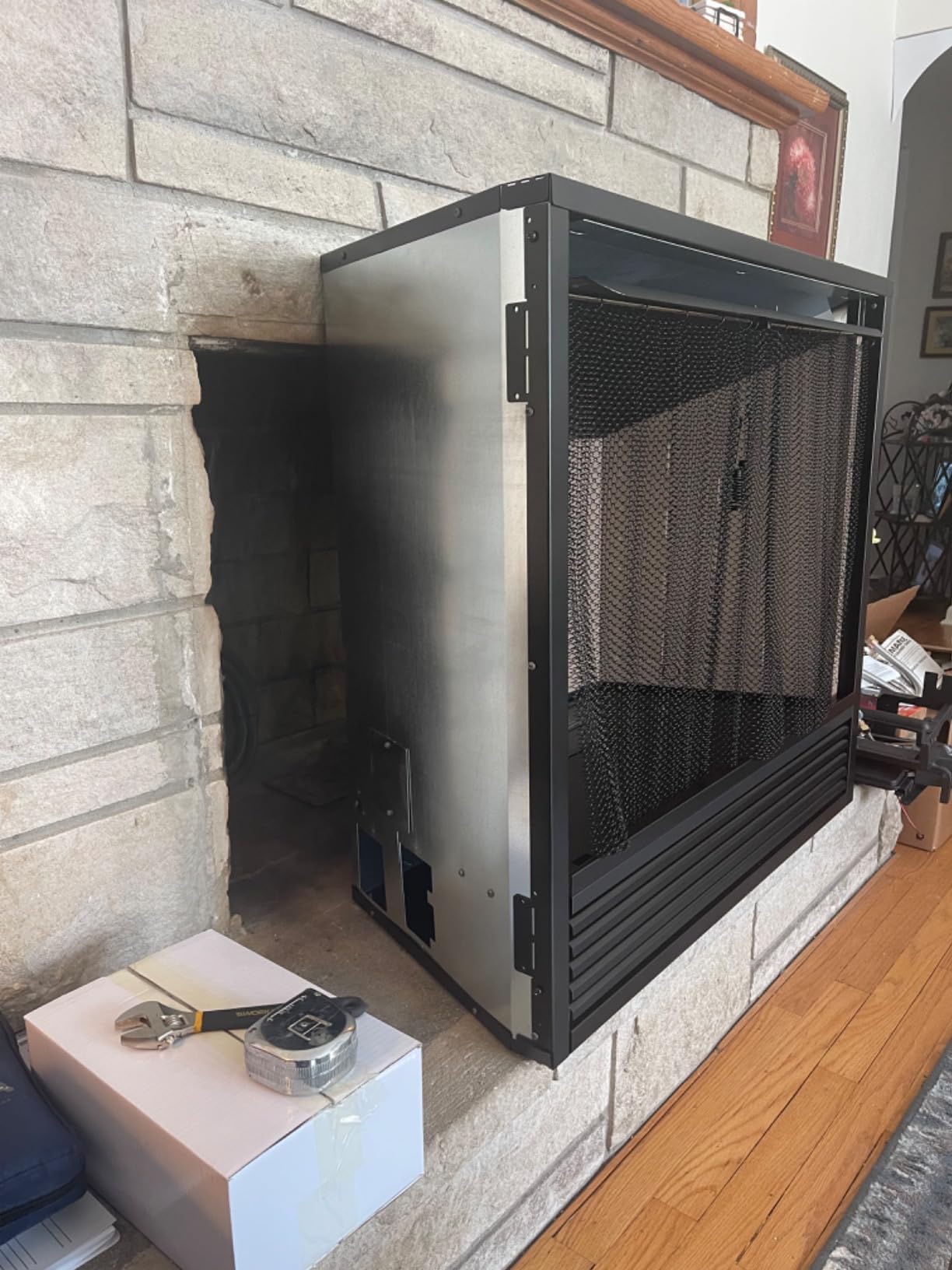 ProCom 36in. Universal Ventless Firebox Insert - Zero Clearance Design - Model# PC36VFC customer photo 1