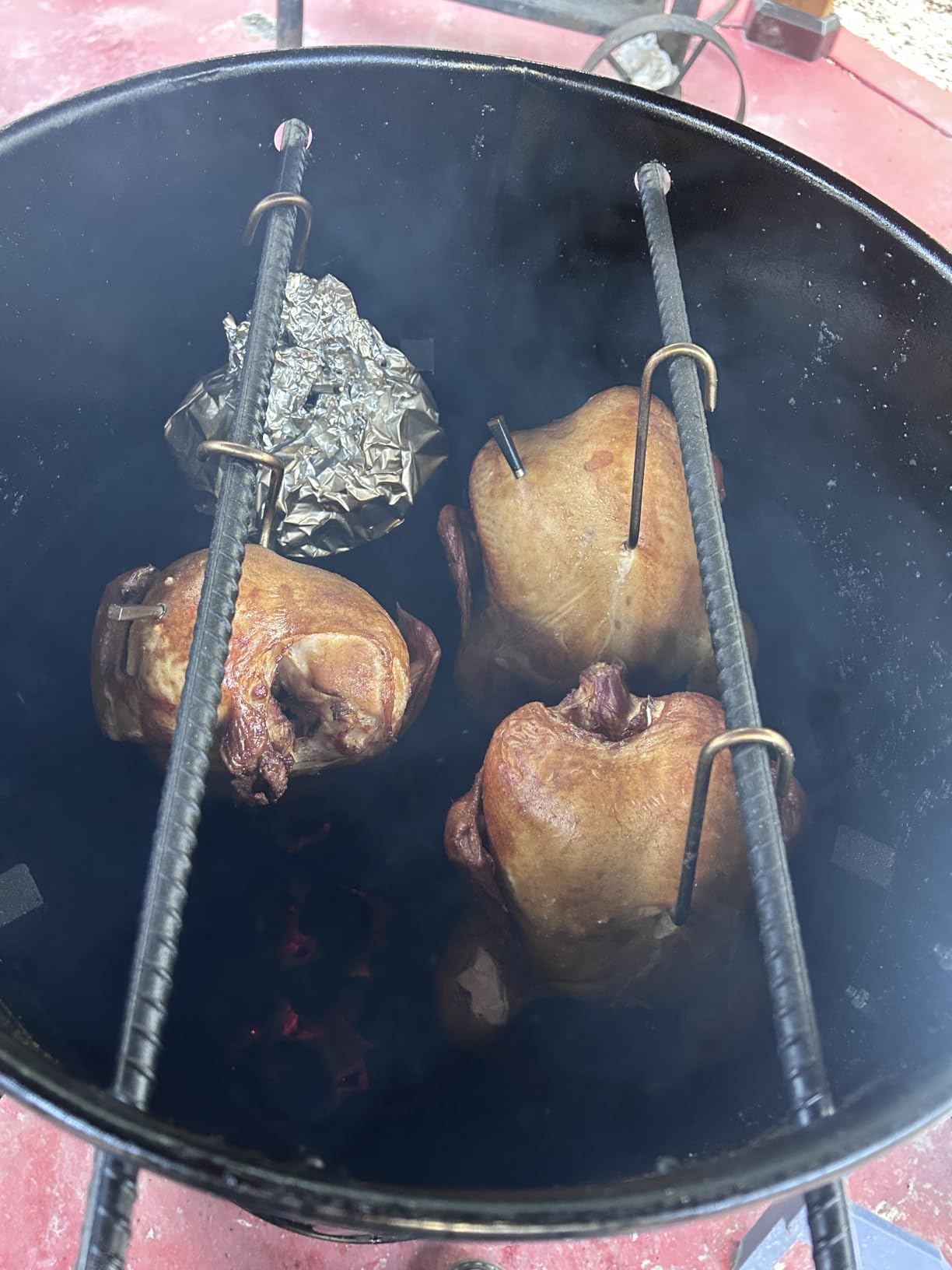 Pit Barrel Cooker Premier Series 18.5 Inch Drum Smoker | Porcelain Coated Steel BBQ Grill, Ugly Drum BBQ Smoker customer photo 2