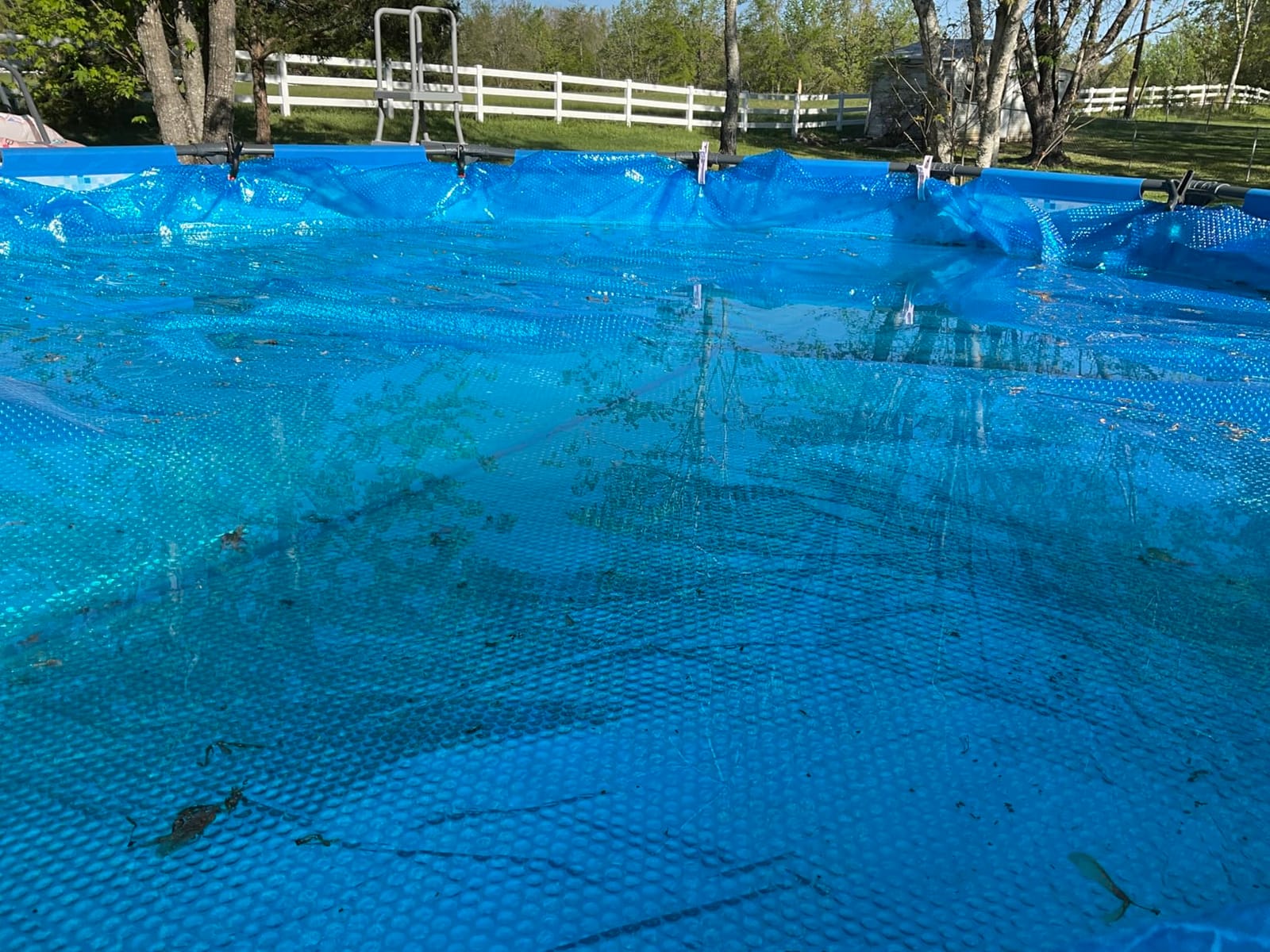 Sun2Solar Blue 18 ft Round Solar Cover | 8 Mil | Heat Retaining | Thermal Heating Blanket for Above Ground & Inground Swimming Pools | Sun Heats Pool | Bubble Heating Blankets | 800 Series customer photo 2