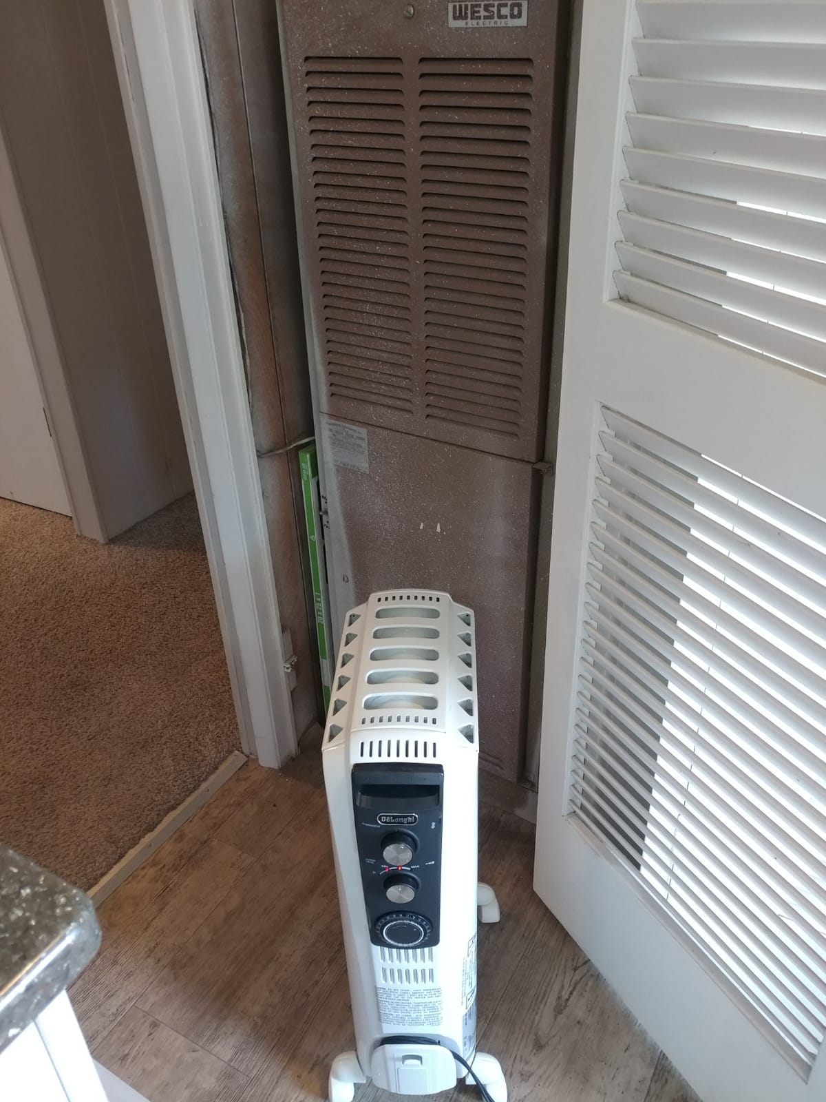 1,500 Watt Portable Electric Radiant Radiator Heater with Mechanical Controls customer photo 1