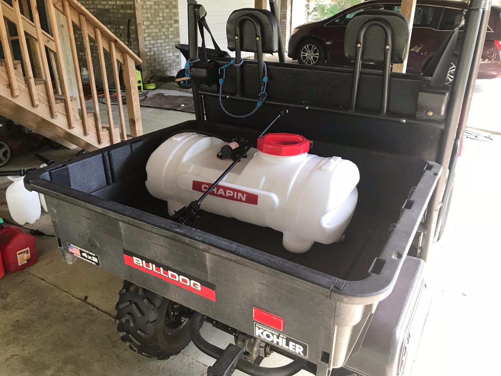 Chapin 97200E Made in the USA 15 Gallon ATV/UTV 12 Volt Mounted Spot Sprayer customer photo 1