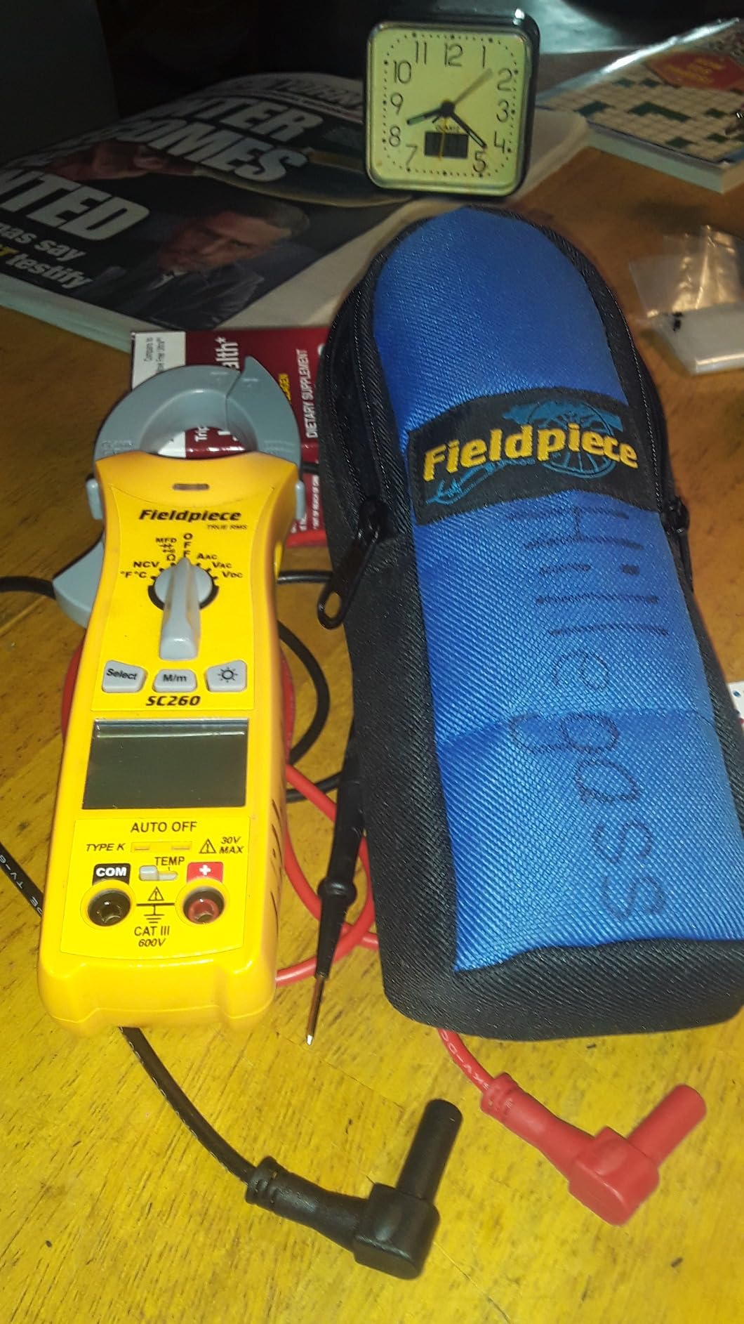 Fieldpiece Compact HVACR Clamp Multimeter SC260 - True RMS Clamp Meter with Temperature, Capacitance & Backlight customer photo 2