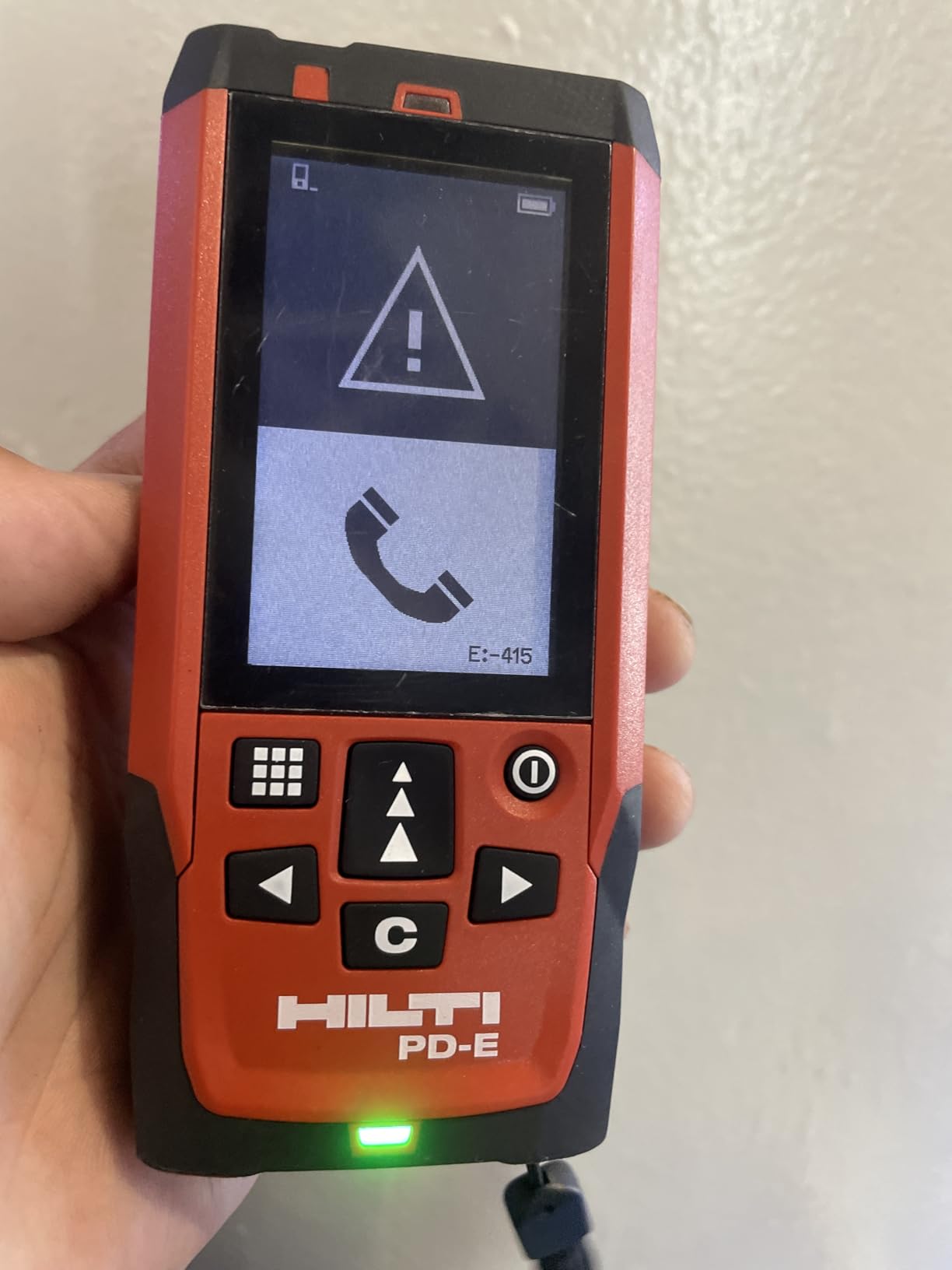 Hilti 2062051 PD-E Laser Range Meter with Soft Case customer photo 2