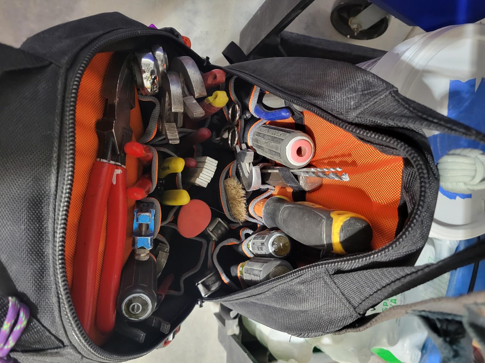 Klein Tools 55421BP-14 Tool Backpack, Heavy Duty Tradesman Pro Tool Bag Organizer with 39 Pockets, Molded Bottom customer photo 2