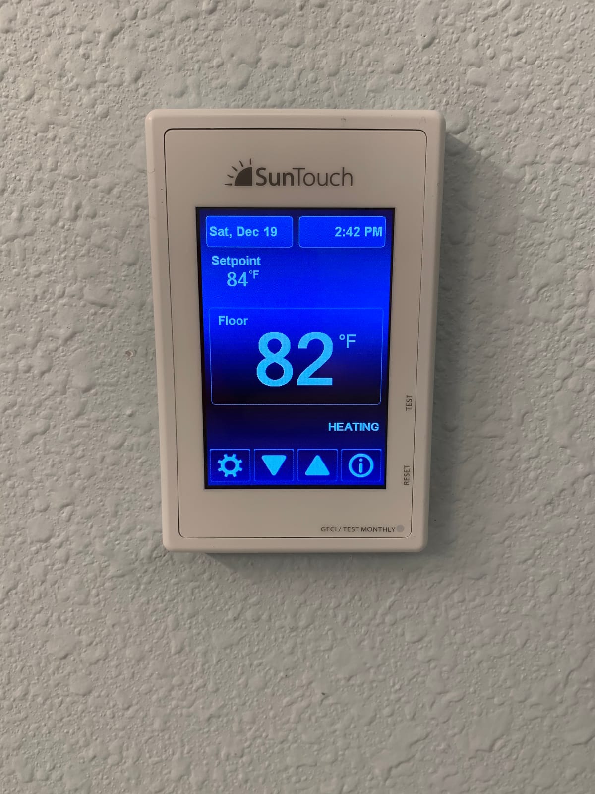 SunTouch WarmWire CommandPlus WiFi Floor Heating Cable Kit 120V 70 SqFt | Electric Radiant Floor Warming System w/ CommandPlus 500950-SB WiFi Programmable Thermostat & Heat Cable customer photo 2