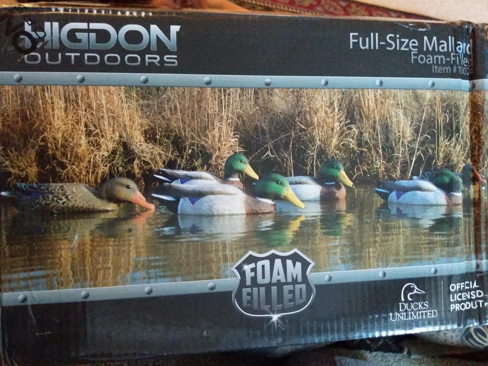 Higdon Outdoors Standard Wood Duck Floater Decoys | Ultra Realistic Drake & Hen Decoys for Waterfowl Hunting | Foam-Filled | 6pk customer photo 1