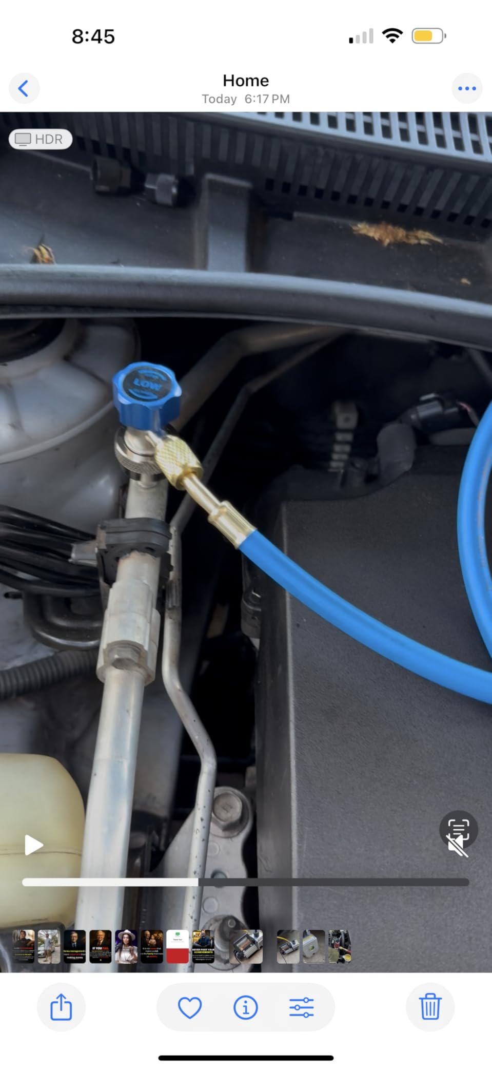 XtremepowerUS 3CFM 1/4HP Vacuum Pump HVAC R134a, R12, R22, R410a, A/C Refrigeration R134 Can Tap Adapter, R134 Quick Connector AC Manifold Gauge Air Conditioner Oil Bottle w/Bag customer photo 2