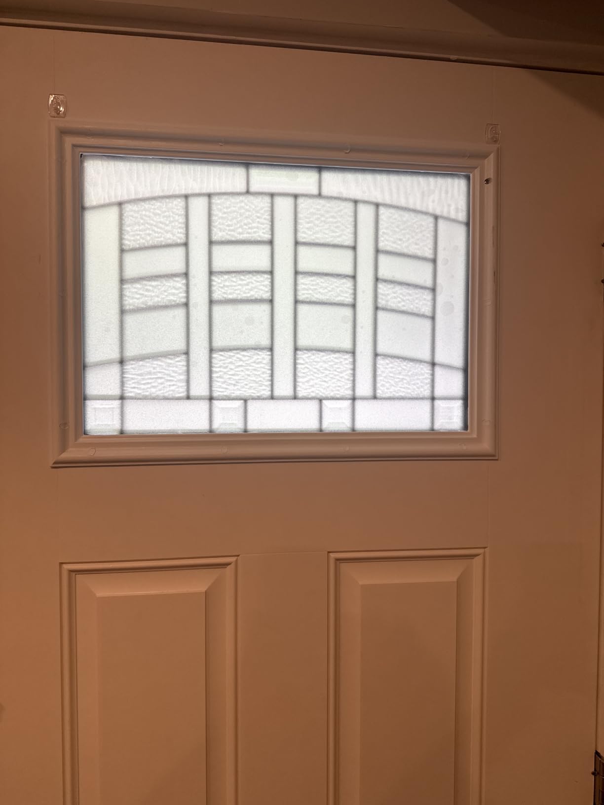 Coavas Frosted Glass Window Privacy Film, Static Cling, 17.5