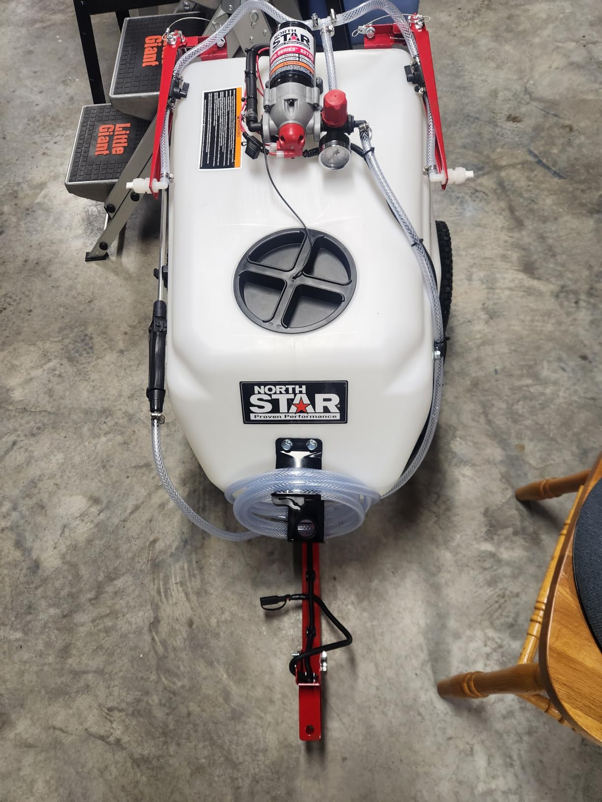 NorthStar 31-Gallon Tow-Behind Boom/Spot Sprayer, 2.2 GPM, 12V, 70 PSI customer photo 1