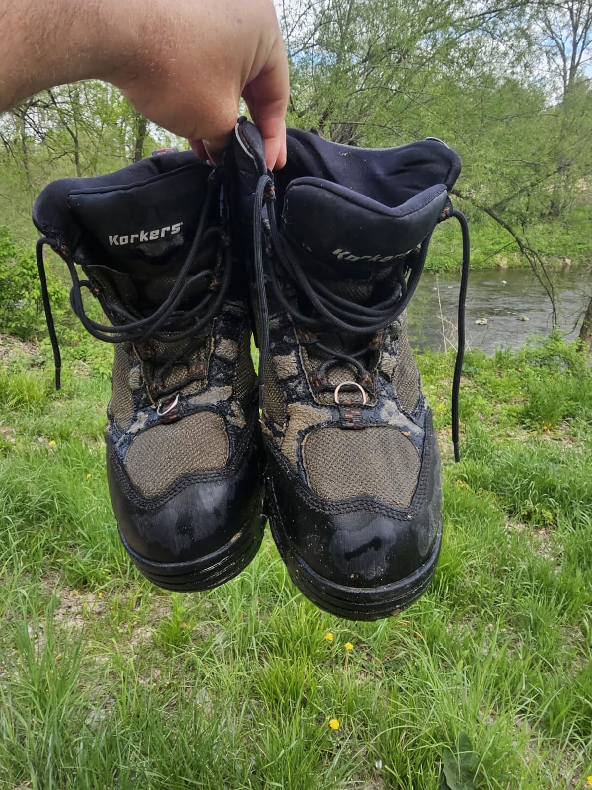 Greenback Wading Boots - Includes Interchangeable Felt and Kling-On Soles customer photo 2