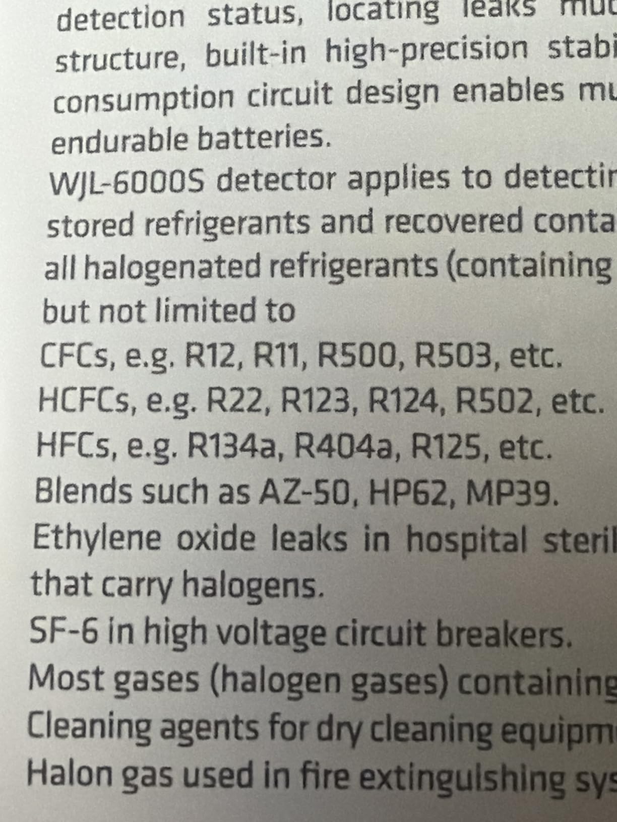 Elitech Freon Leak Detector Halogen Refrigerant Gas Leak Detector HVAC Tester AC Sniffer R22 R410A R134A 1234YF, WJL-6000S customer photo 1