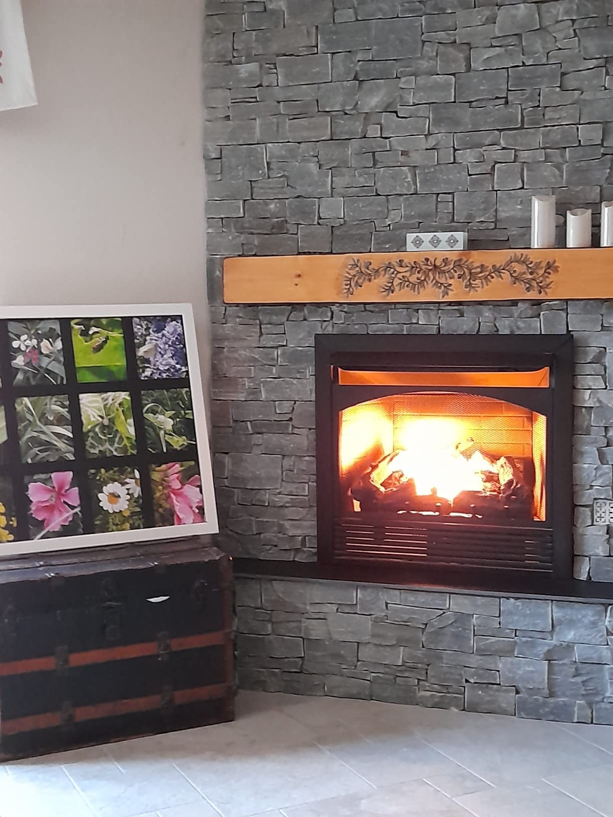 Duluth Forge Dual Fuel Ventless Gas Fireplace Insert - 32,000 BTU, Remote Control - Model# FDI32R customer photo 1