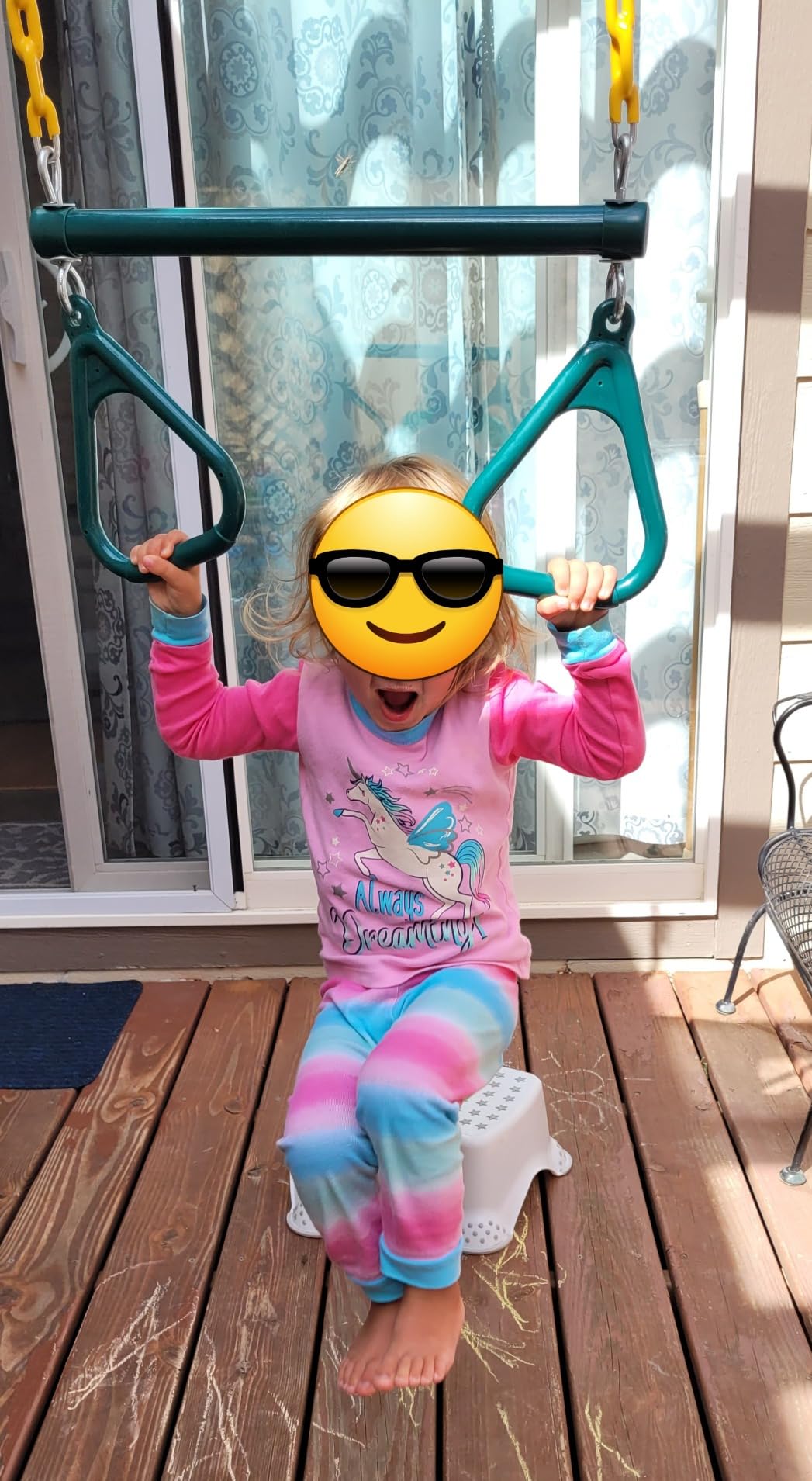 Jungle Gym Kingdom Swing Sets for Backyard, Monkey bars & Swingset Accessories - Set Includes 18