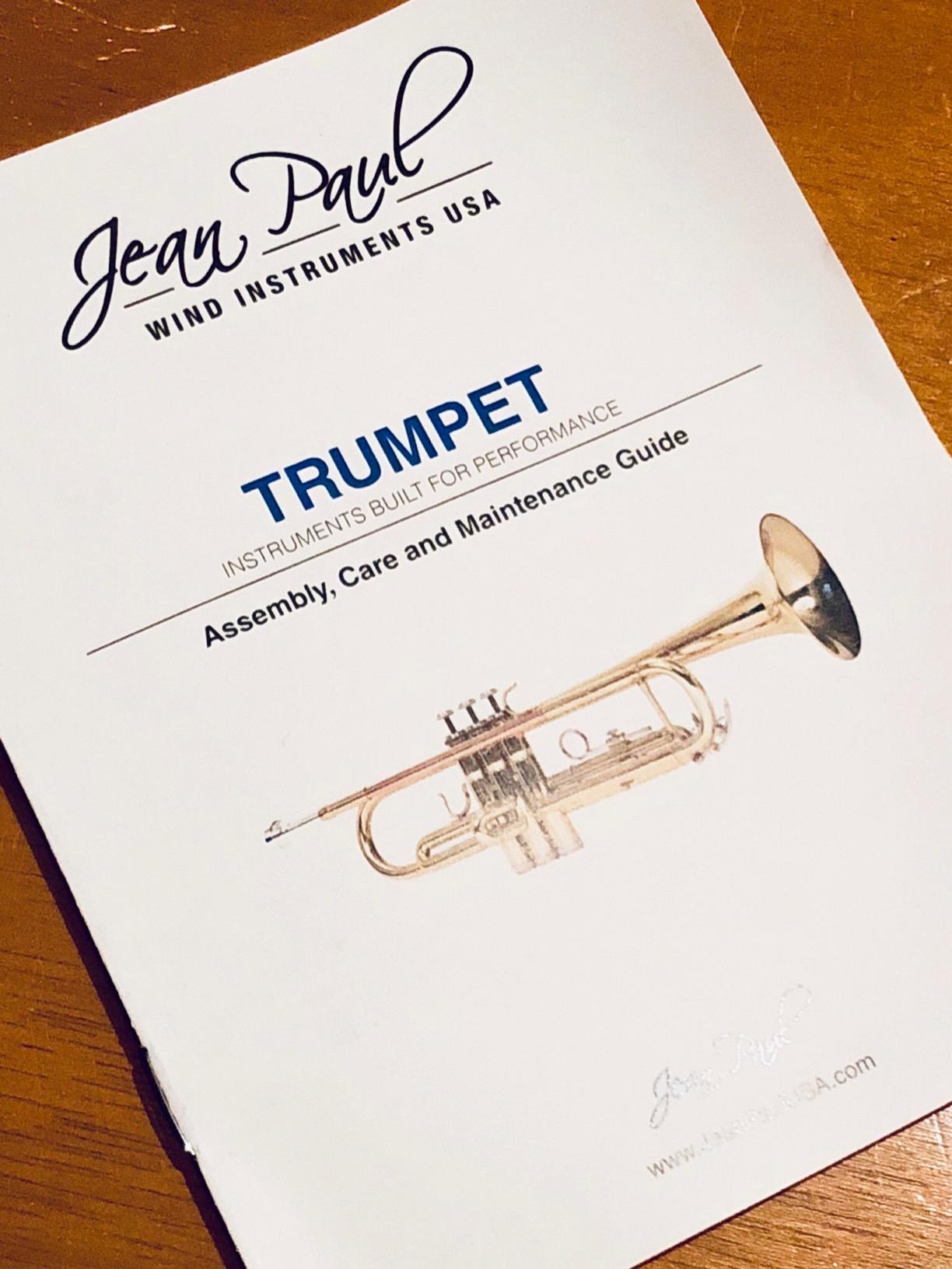 Jean Paul TR-430 Intermediate Bb Trumpet, Rose Brass Leadpipe customer photo 2
