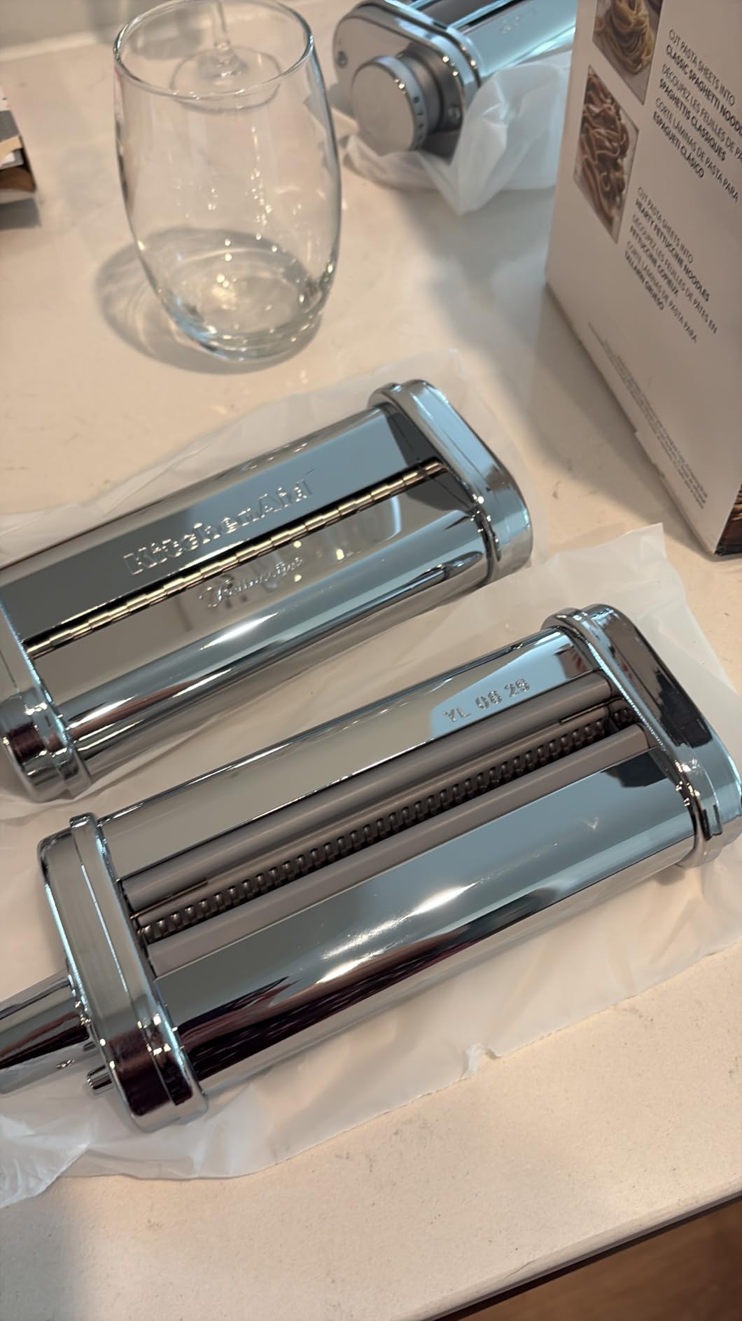 KitchenAid KSMPRA 3-pc Pasta Roller/Cutter Set for KitchenAid Stand Mixers customer photo 2